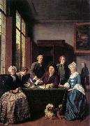 HOREMANS, Jan Jozef II The Marriage Contract oil painting artist
